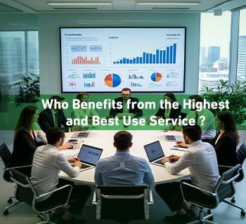 Who Benefits from the Highest and Best Use Service?